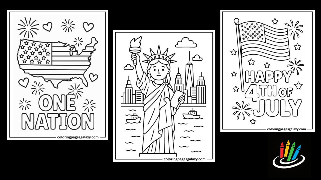 4th of July coloring pages for kids