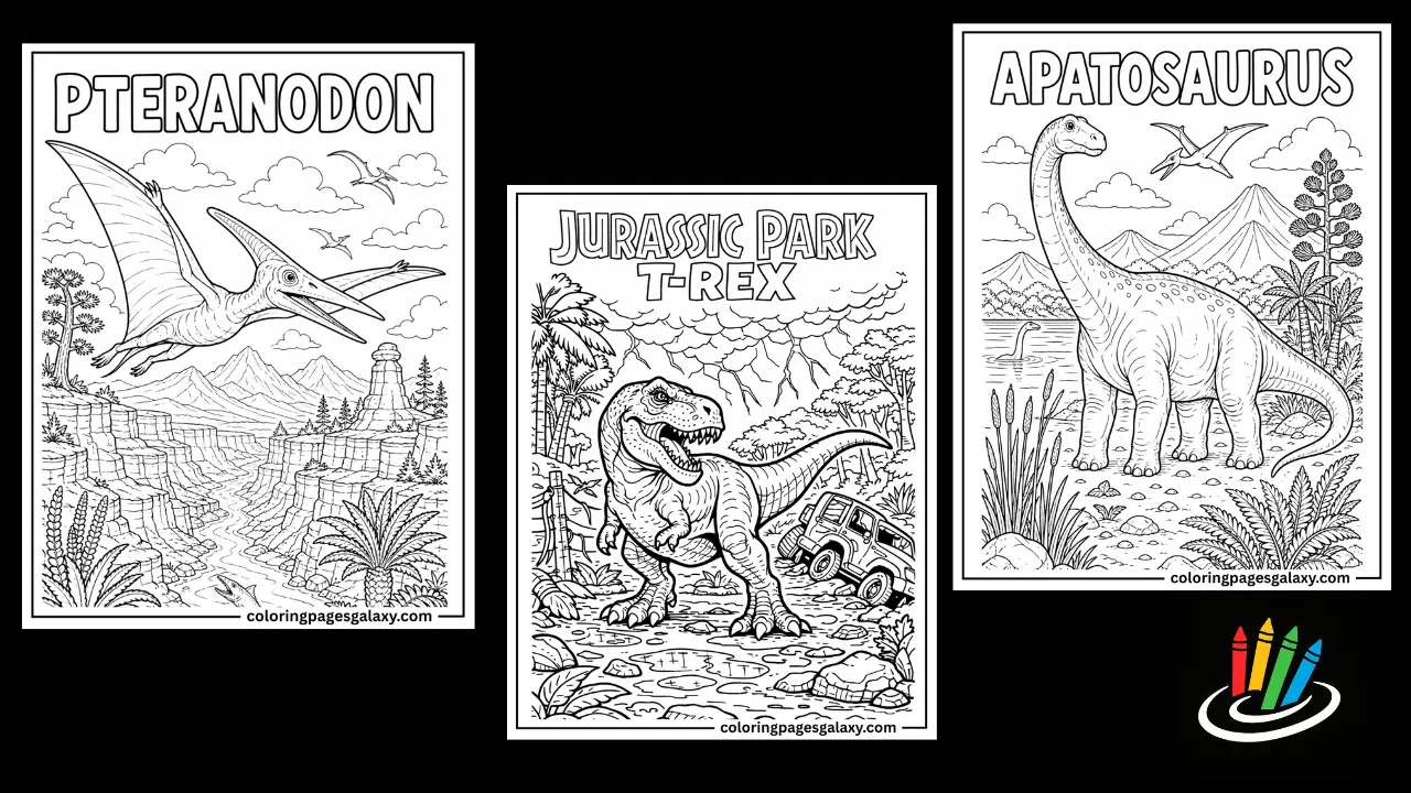 dinosaur coloring pages for kids