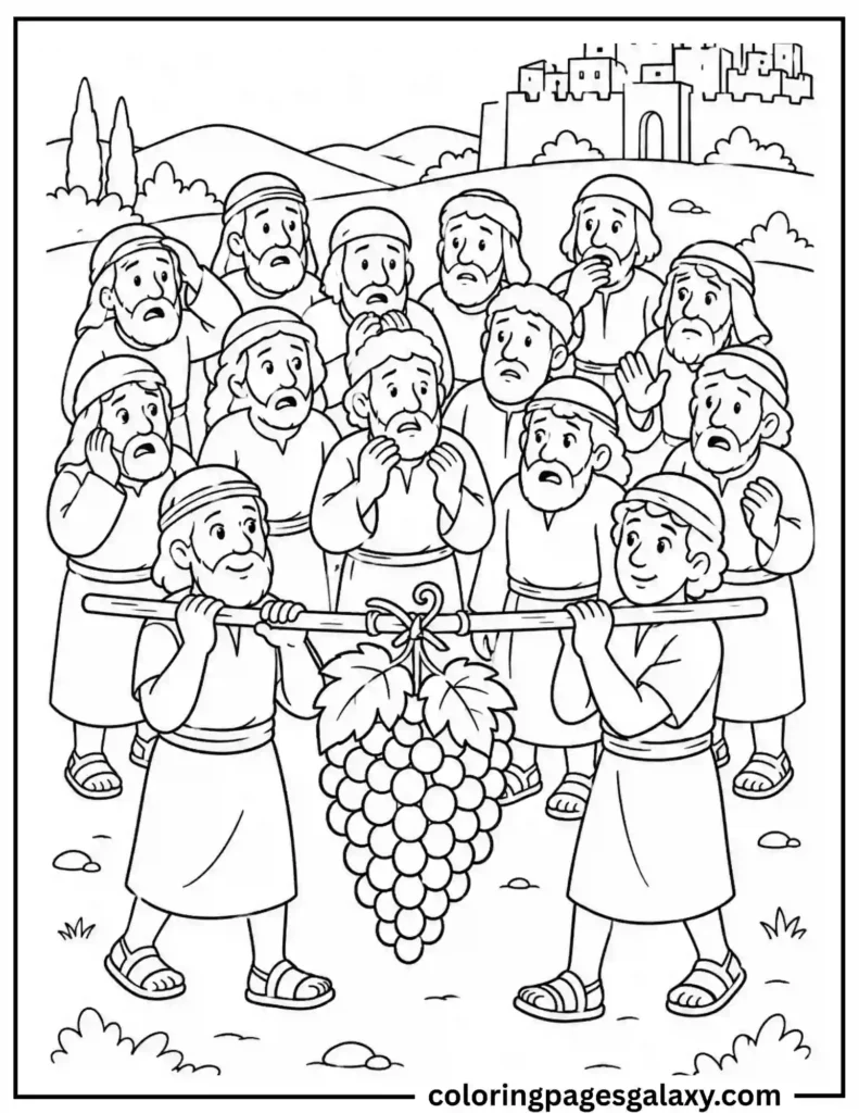 12 Spies Coloring Page