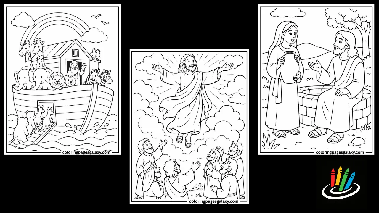Bible coloring pages for kids