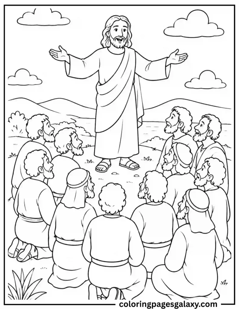 Great Commission Coloring Page