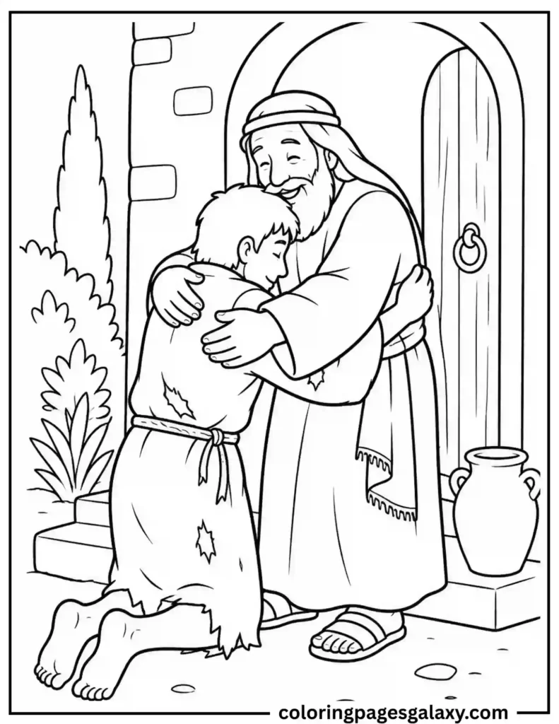 Prodigal Son Coloring Page
