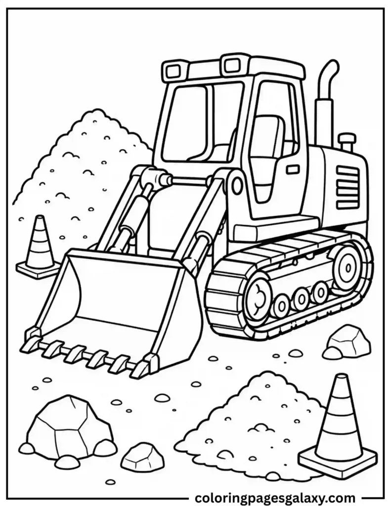 Crawler Loader Coloring Page