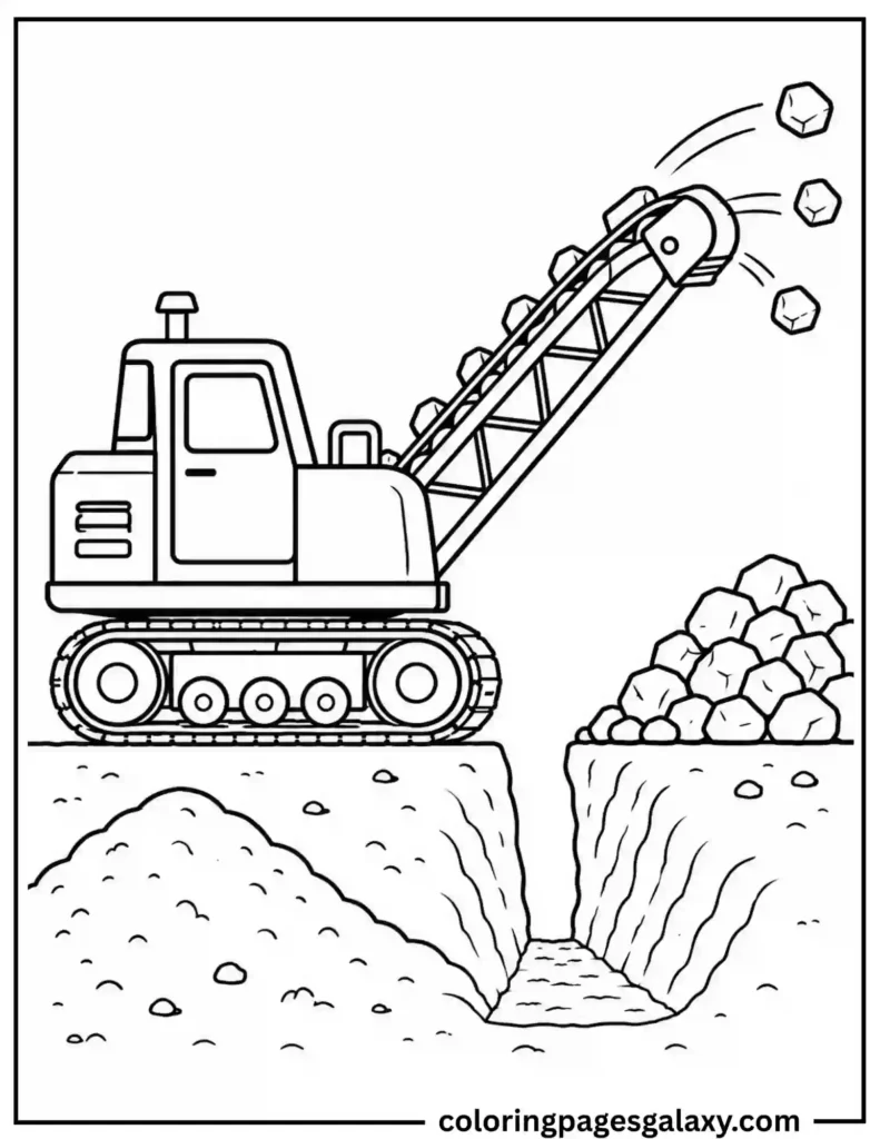 Stone Slinger Coloring Page
